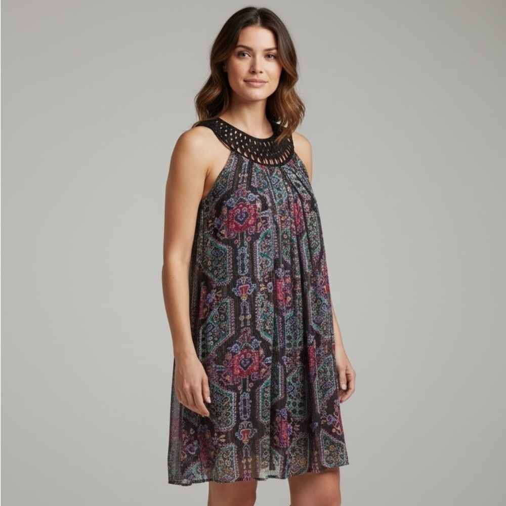 MOULINETTE SOEURS by anthropology, small ladies sleeveless dress, gorgeous